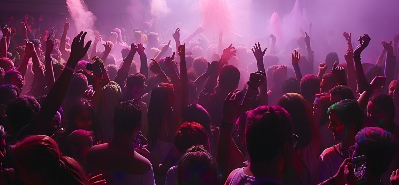 Vibrant Festival Crowd